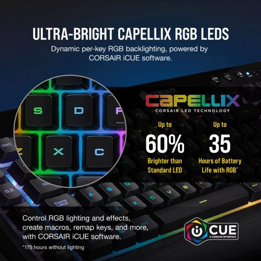 Corsair k57 RGB Wireless teclado gaming